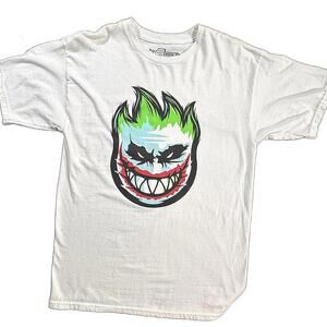 SPITFIRE Wheels Joker T-shirt Men's Medium Graphic Big Head Short Sleeve Skater